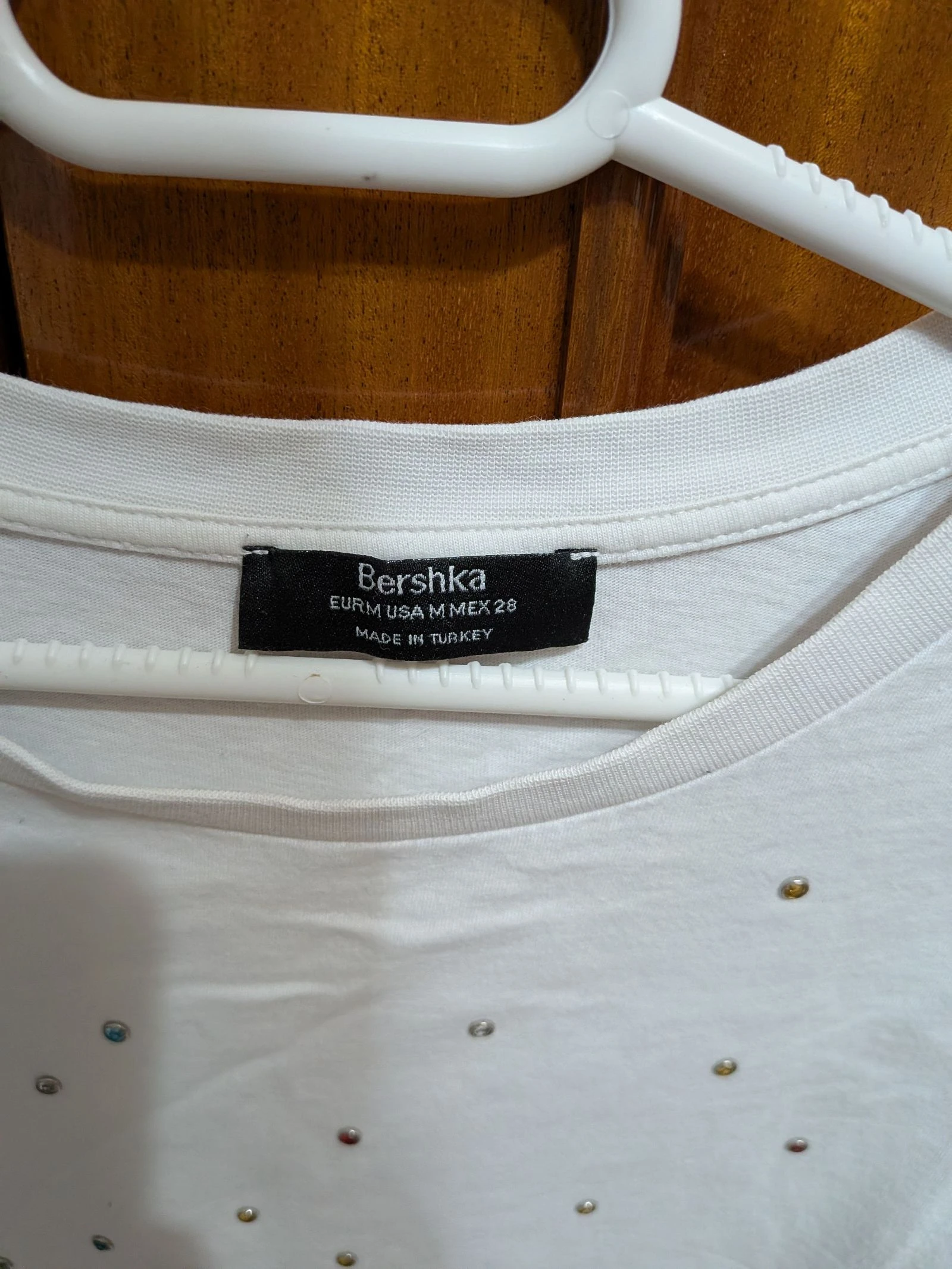 White glittery T-shirt – photo 5